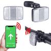 For Air Tag Bike Reflective Tail Light Waterproof Safety Warning Lamp Bike Reflector Holder for