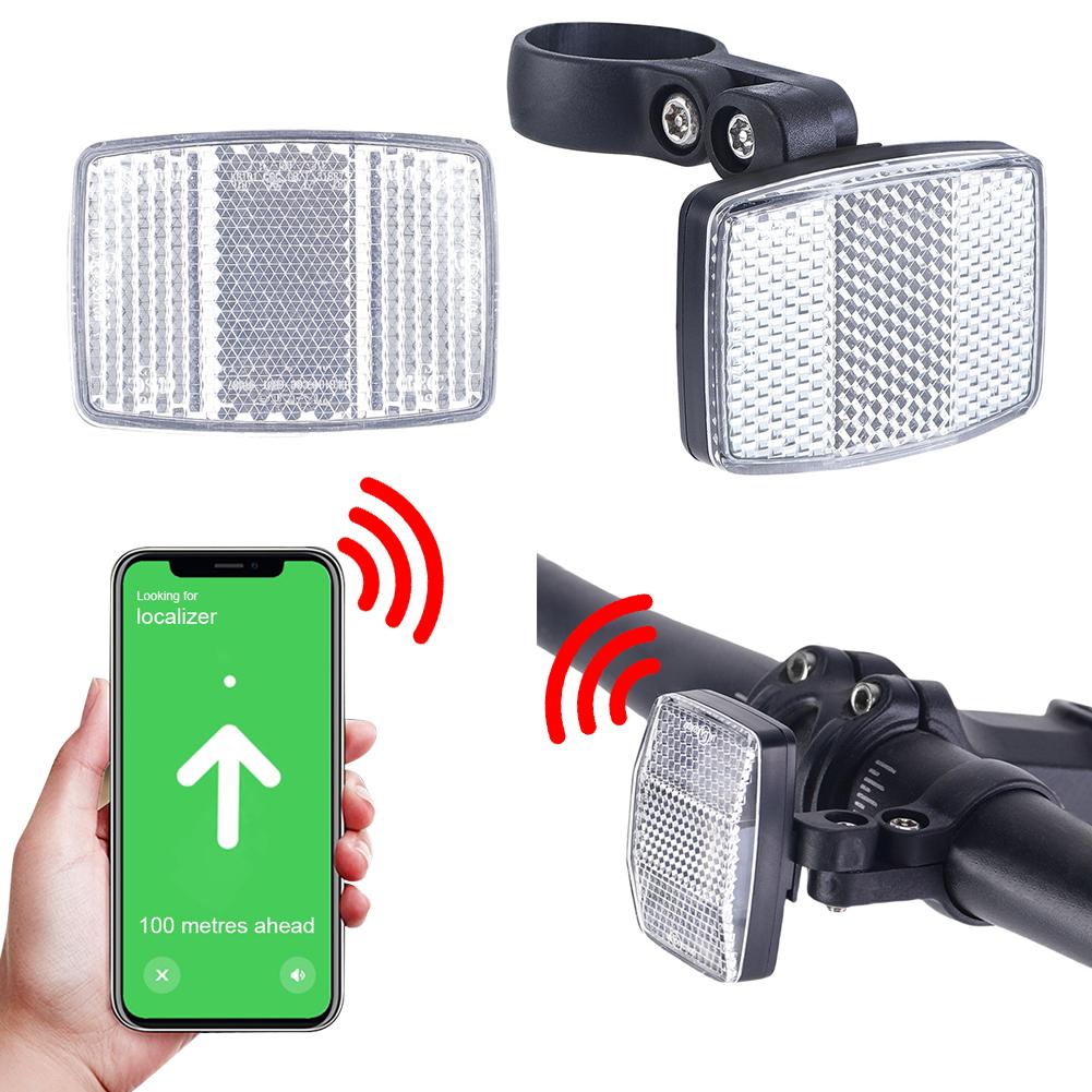 For Air Tag Bike Reflective Tail Light Waterproof Safety Warning Lamp Bike Reflector Holder for