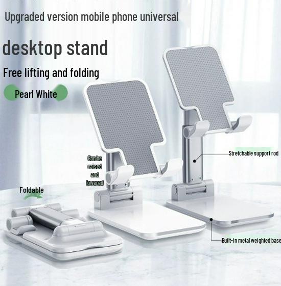 Universal Adjustable Phone Stand for Desktop Live Streaming and Video Shooting