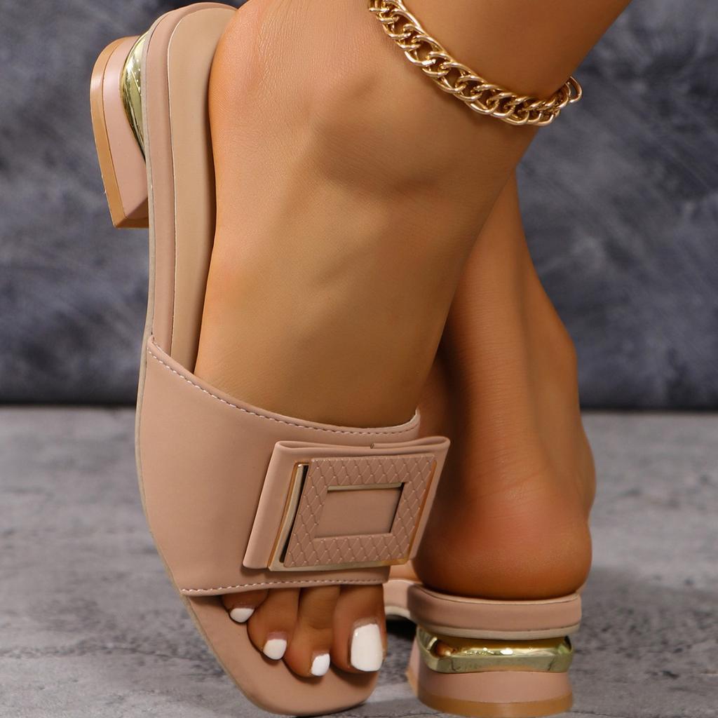 Low High Heels, Outdoor Slippers and Sandals