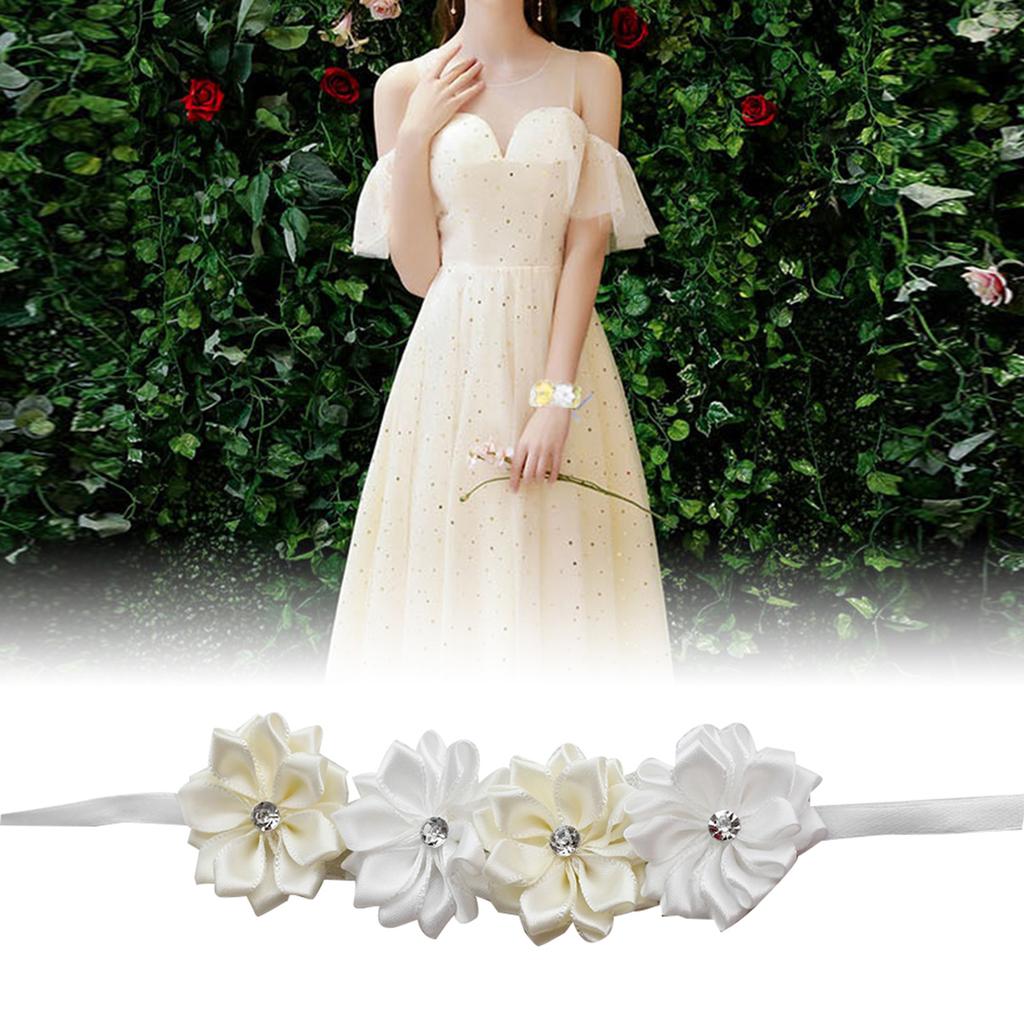 6 Adet Güzel Gelin Nedimeler Simülasyon Kurdele Bilek Çiçeği Düğün Dekorasyonu