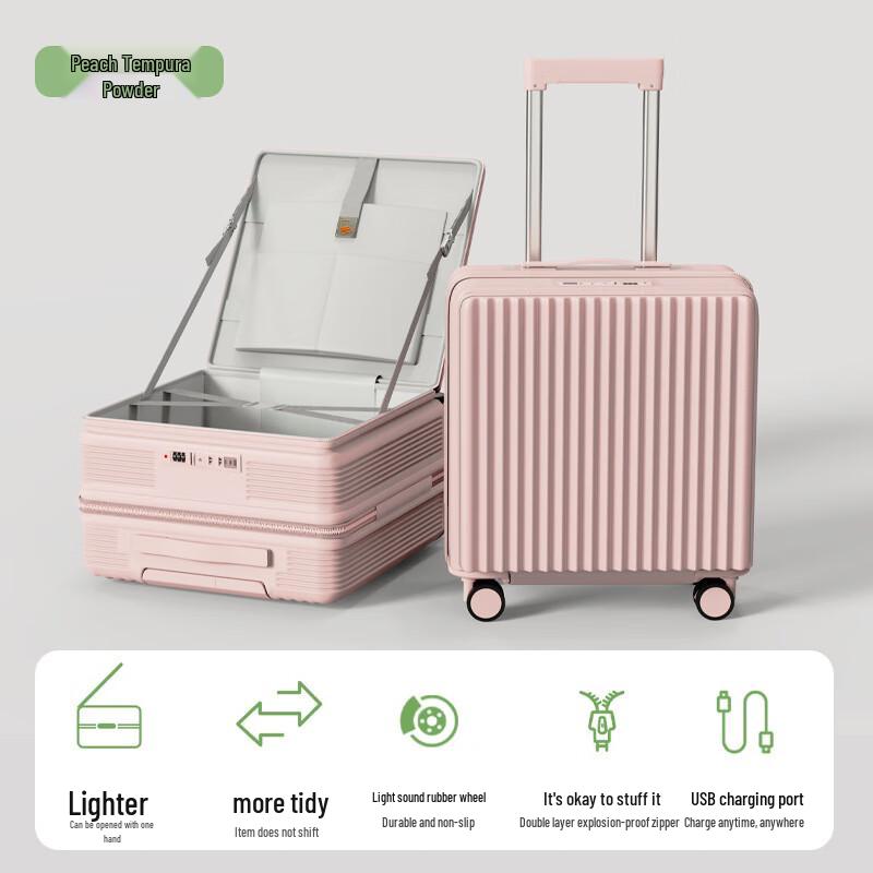 KarLot Multi-functional Side-Opening Suitcase 18-inch