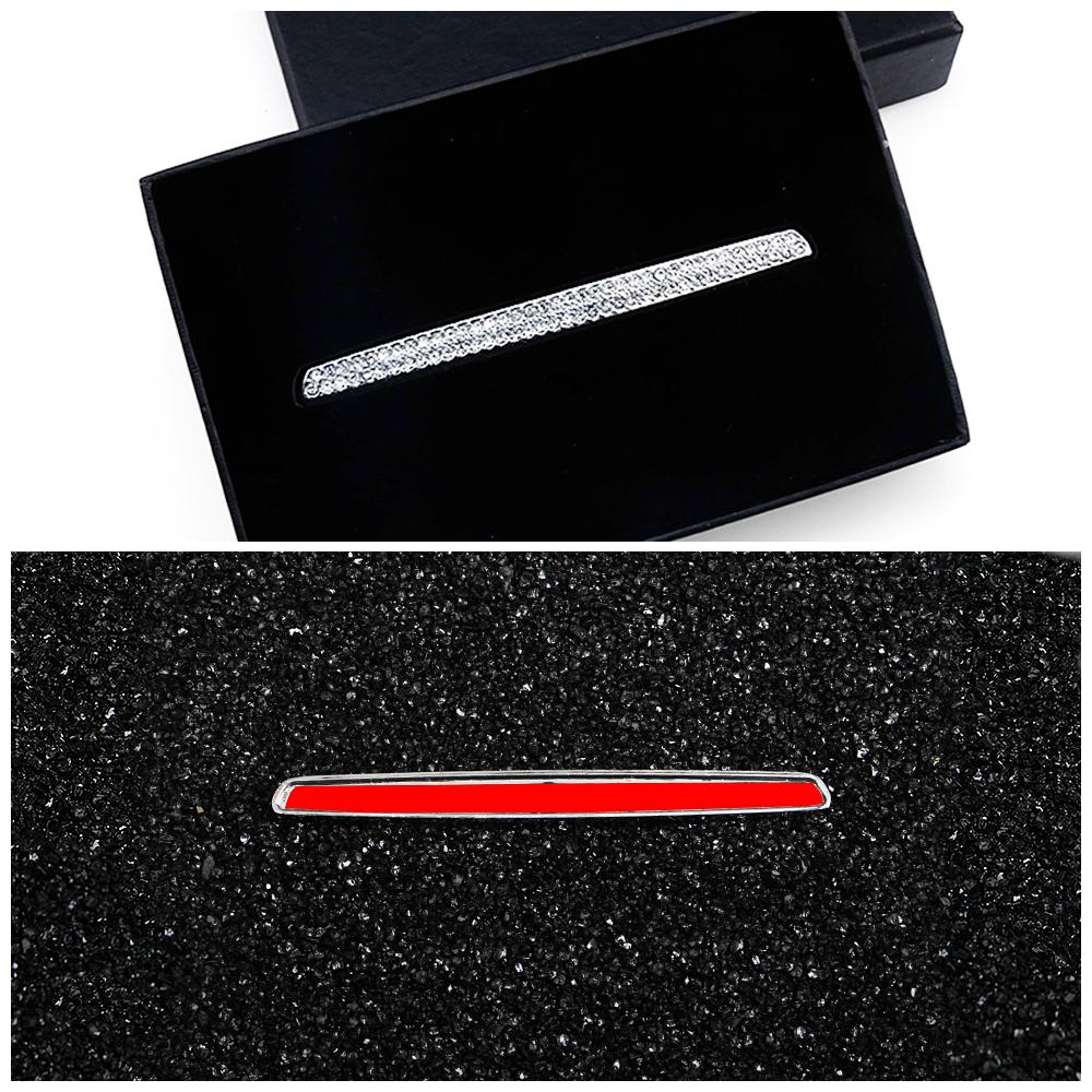 For Mercedes Benz C Class W205 2015-2018 Central Console Water Cup Holder Cover Button Switch Trim Crystal Diamond Decal