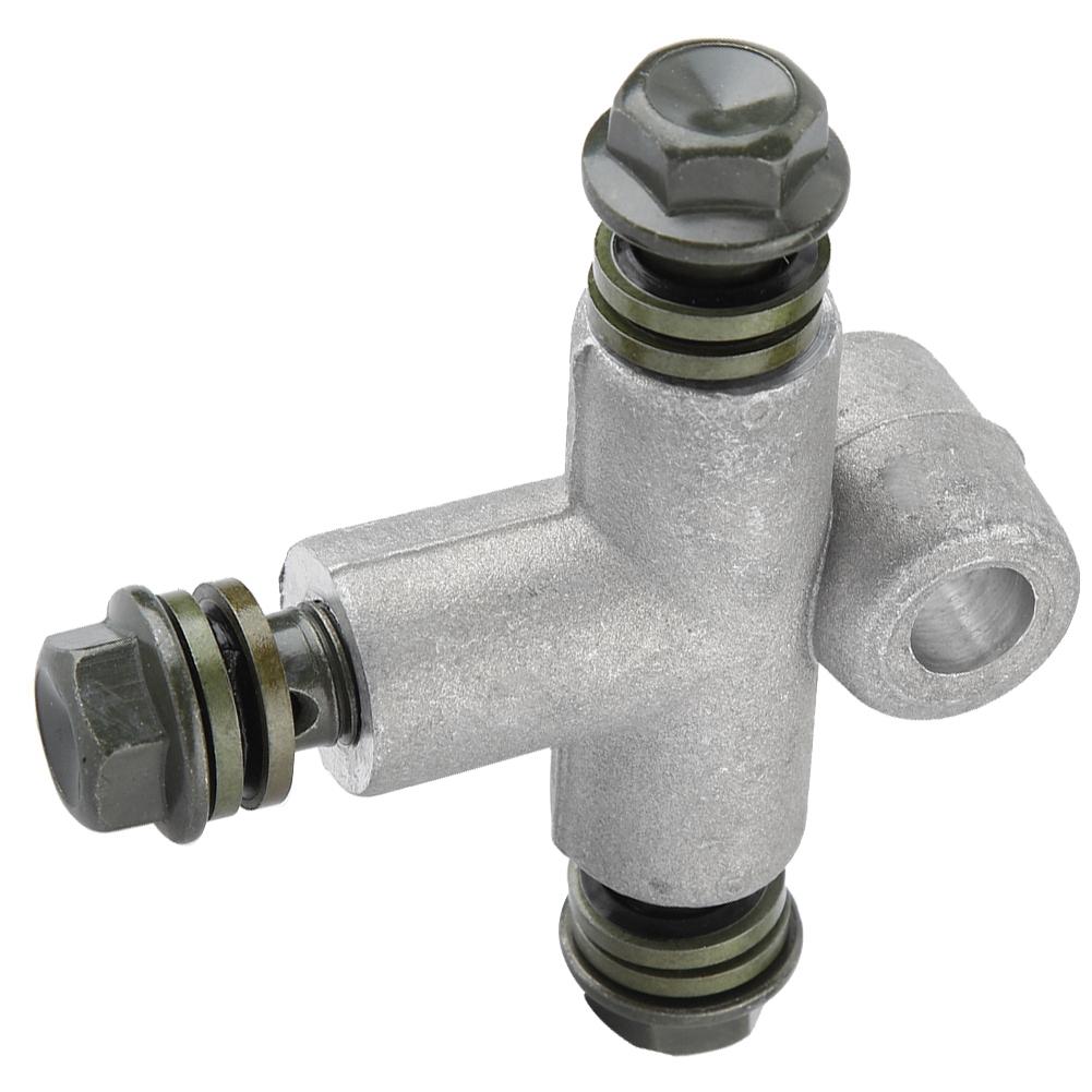 Motorcycle ATV Hydraulic 3 Way Brake Oil Hose Adaptor Pipe Coupling Tee 10mm