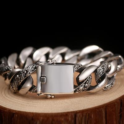 Bracelet Rétro Hip-hop Moto Homme Volumineux Tendance Rétro Personnalité Célibataire Tendance Homme