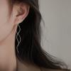 Wavy Ear Cuffs for Women Summer Slimming Face Trendy Earrings Unique Accessories
