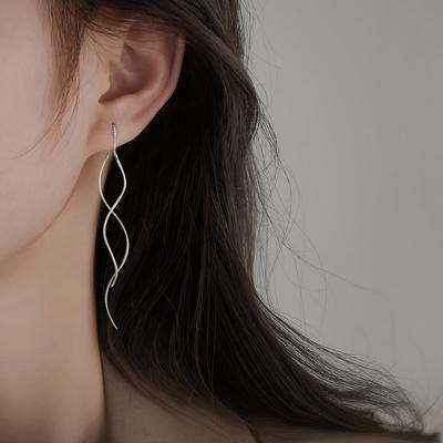 Wavy Ear Cuffs for Women Summer Slimming Face Trendy Earrings Unique Accessories