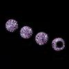 4Pcs/Lot Bling Rhinestone Universal Car Tire Valve Caps Crystal Diamond Shining Dustproof Valve Stem Caps Car Accessories