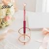 Sturdy Pocket Clip Pen 5PCS Metal Diamond Ballpoint Pens, with Sparkling Rhinestone Decor, Luxury Glitter Writing Smooth Press Mechanism Pen, for Kids