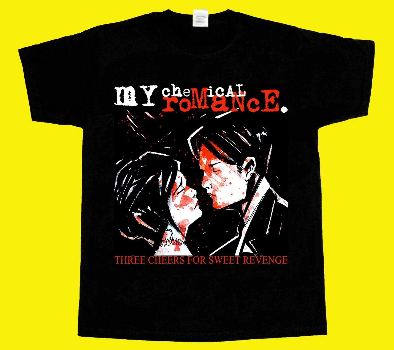 my chemical romance три раза ура сладкой мести короткая длинная футболка 345XL XL
