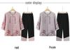 Chinese Style Summer Suit: Fashionable Three-Quarter Sleeve Two-Piece Set for Middle-Aged and Elderly Women