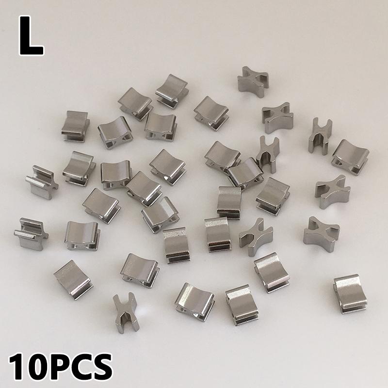 10Pcs Metal Zipper Head Sliders Retainer Insertion Pin Zipper Kit 3# 5# 8# Top Stop DIY Accessories Plug Zipper Repair Tool