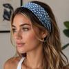 Sweat-absorbent Makeup Headband Polka Dot Sports Headband Retro Hairband  Hair Accessories