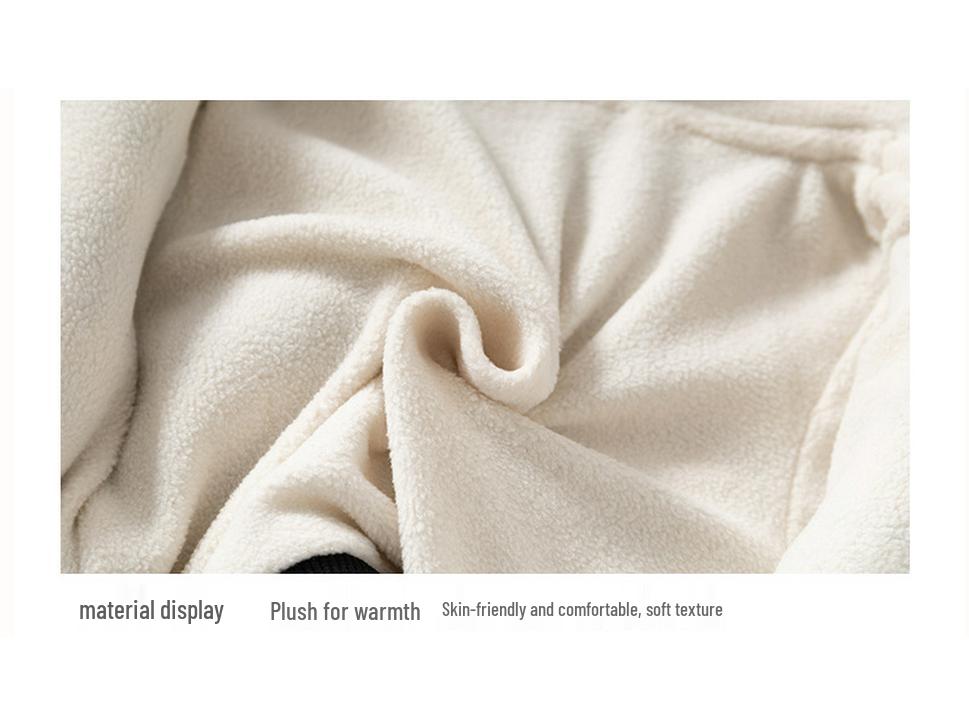 Infant Hooded Velvet-Lined Cotton Jacket - Autumn/Winter Outerwear for Toddlers, Warm First Birthday Outfit