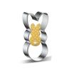 6pcs Easter Stainless Steel Cookie Cutter | Happy Bunny Baking Tool for Biscuits and Rice Balls, 304 Stainless Steel