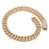 Full Diamond Bubble Chain Cuban Chain Set Hip Hop Men's Necklace Bracelet Trend Jewelry 1111 Summer New