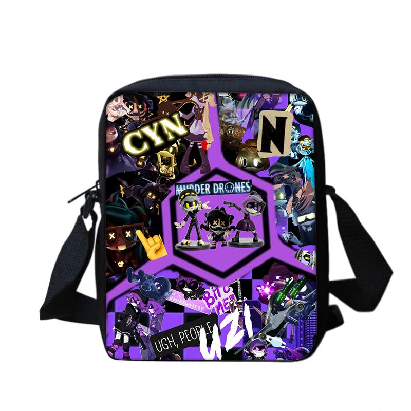 Mord-Drohnen Jungen & Mädchen Cartoon-Aufdruck Schultertasche Kinder Freizeit-Tragetasche Handy-Tasche Herren & Damen Einkaufstasche Bestes Geburtstagsgeschenk