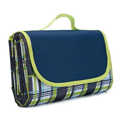 Esterilla impermeable para picnic al aire libre, para acampar, playa, a cuadros, portátil, para senderismo, viajes, manta para dormir, plegable, para pastizales