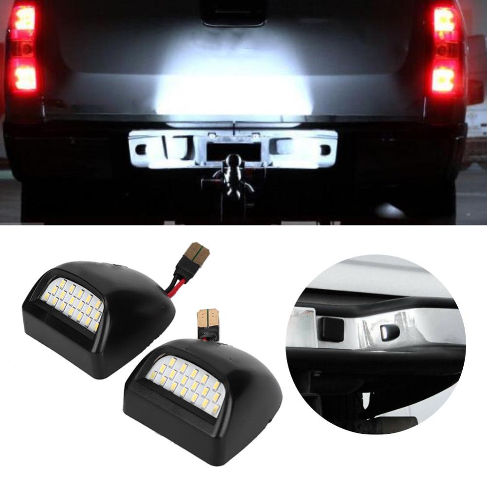 DC12V License Plate Lamp Bright Car License Lamp Durable License Plate Light  For Ford