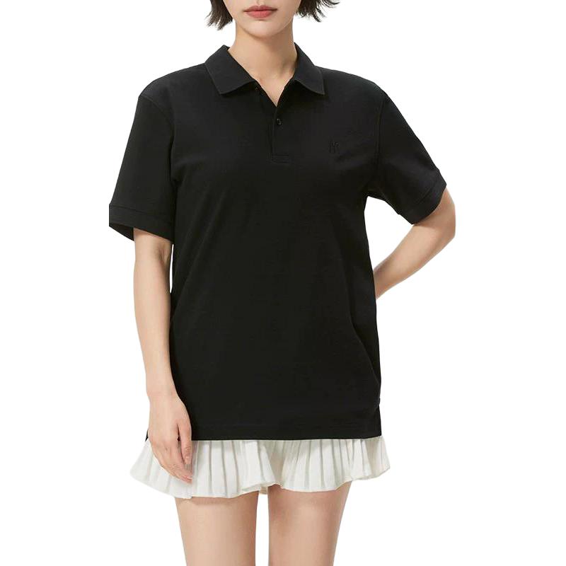 MLB Short Sleeve Casual Trend Polo Shirt Unisex Tops 3APQB0163-50BKS-0214-9
