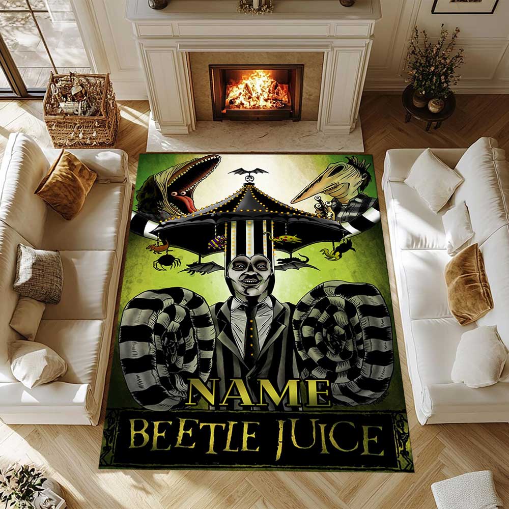 Warnermedia (2) Customize your name rug, office chair cushion, home bedroom living room gift.