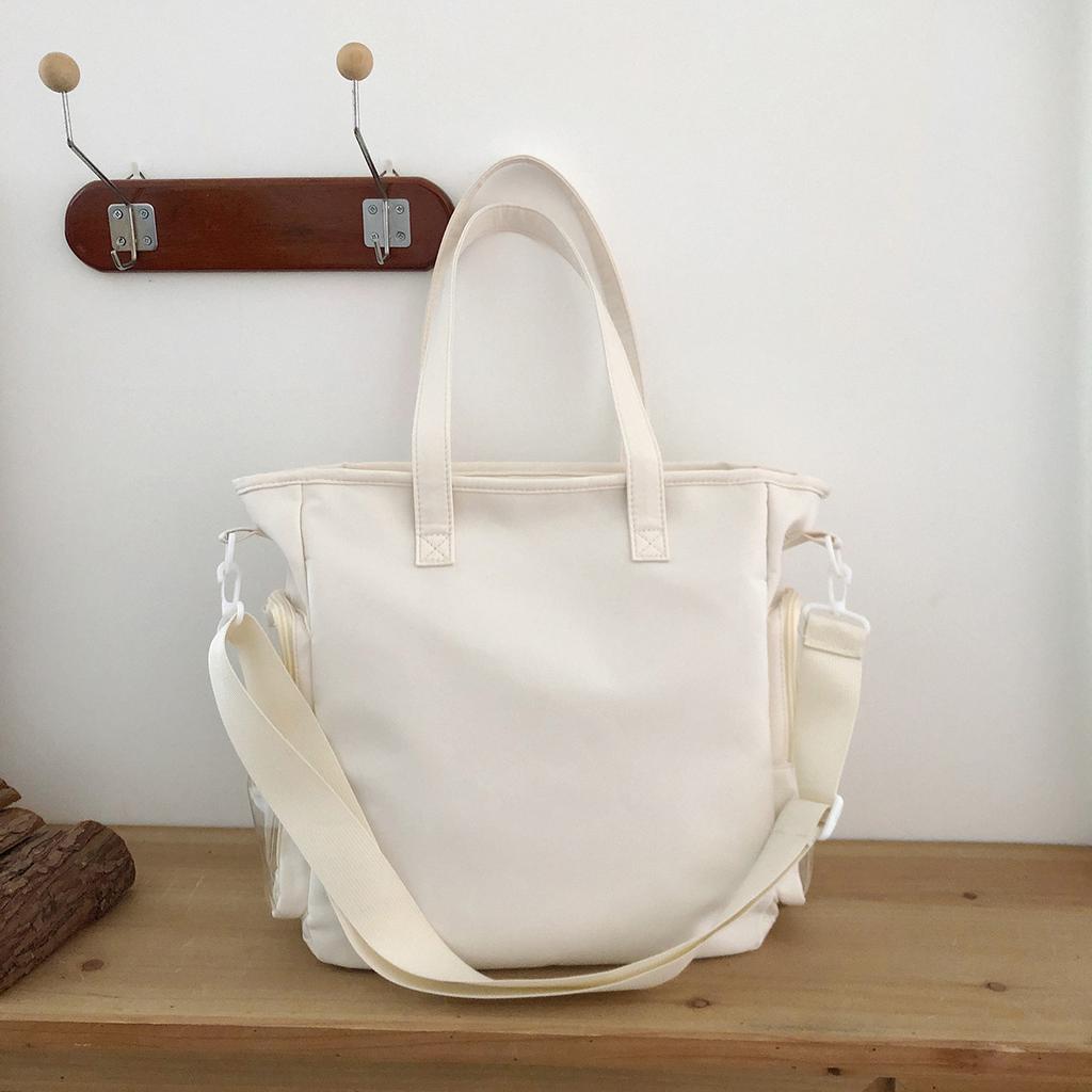 New Large Capacity Clear Itabag Tote Bag Girls Lightweight Nylon Pin Display Kawaii School Book Shoulder Bag Female Ita Handbag