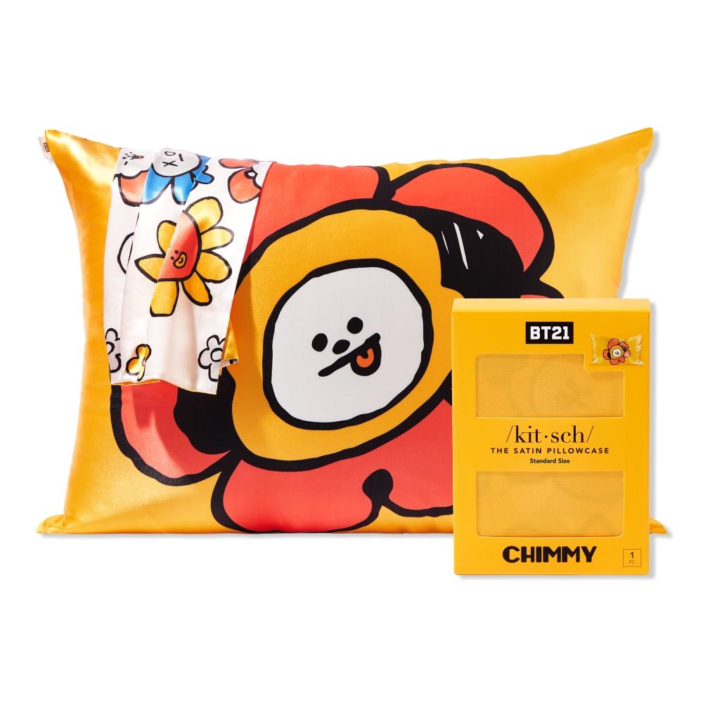 

Kitsch BT21 x Kitsch Атласная наволочка Standard Chimmy 1 карат