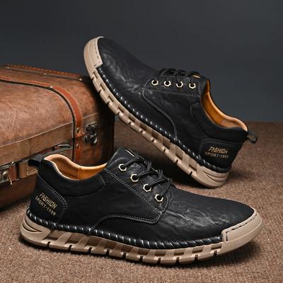 Mode Neue Herren Freizeitschuhe Hohe Qualität Atmungsaktiv Retro Leder Outdoor Schuhe Weich Bequem Abriebfest Herren Designer Schuhe Sneaker