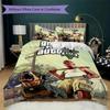 Grand Theft Auto Pattern Bedding Uilt Set Uilt Cover Pillowcase Home Decoration Birthday Gift (1 * Duvet Cover + 2 * Pillowcase Without Core)