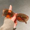 Luxury Brand Designer Oval Sunglasses Women For Men  Fashion Vintage Trendy Sun Glasses Star Punk Pink Popular Shades Uv400