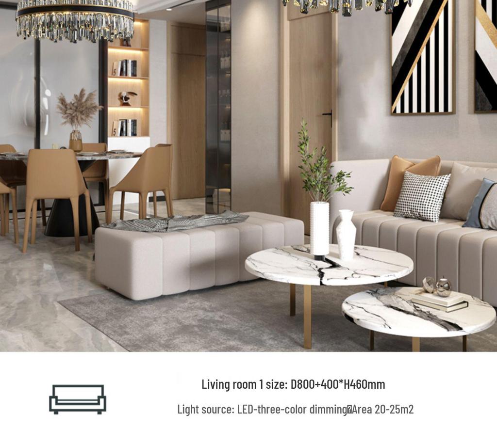 High-End Crystal Chandelier for Modern Spaces - Black, Luxury Lighting for Living Room, Bedroom, Bar, Restaurant, or Villa