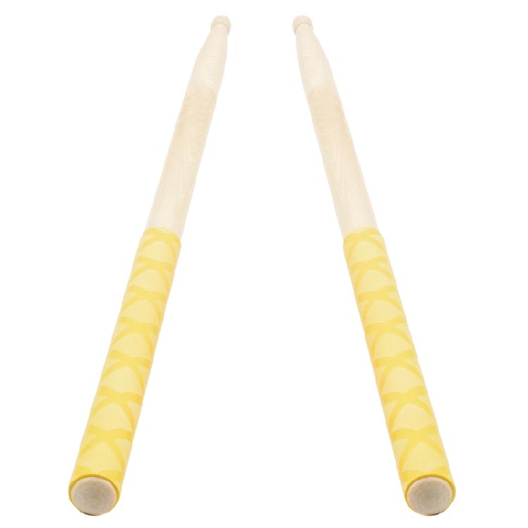 1Pair Drumstick Grips Absorb Sweat Sleeves Soft Tip Non-slip Cover Wear-resistan