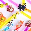 24PCS Animal Bubble Wands for Wild One Birthday Baby Shower Decorations Safari Jungle Theme Party Favors Supplies, Pinata Suffer, Goodie Bags Filler,