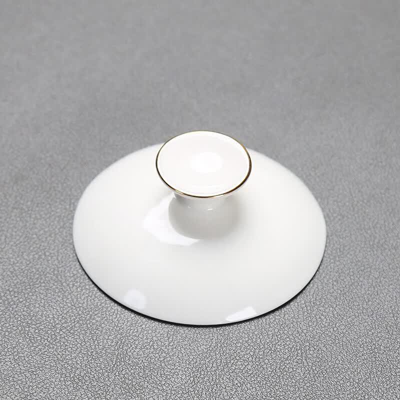 Dehua White Porcelain Gaiwan Tea Set