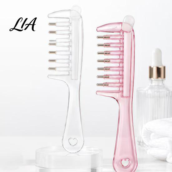 Portable Hair Essence Comb Refillable Oil Applicator Comb, Scalp Massaging Minoxidil Precision Treatment Brush Leak Proof Dispenser for Growth Massage