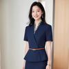 Women's Professional Short Sleeve Blazer Suit