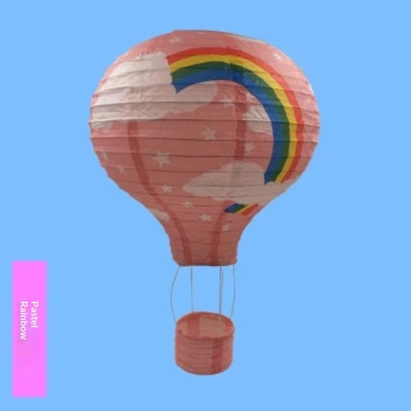 New 12inch Hot Air Balloon Paper Lantern Chinese Hanging Lantern Lamp Birthday Party Wedding Decor Lanterns Baby Showers