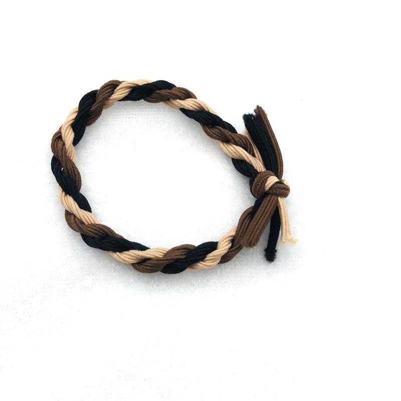 Korean Style Cute Braided Elastic Hair Tie for Women