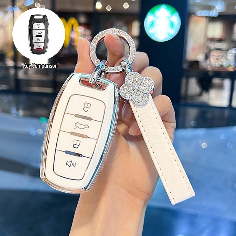 Key Cover for 2024 Haval Big Dog: Fits 23mm Chitu H6, 22mm New H9 Buckle, 19mm Old M6 Case - Simple Design