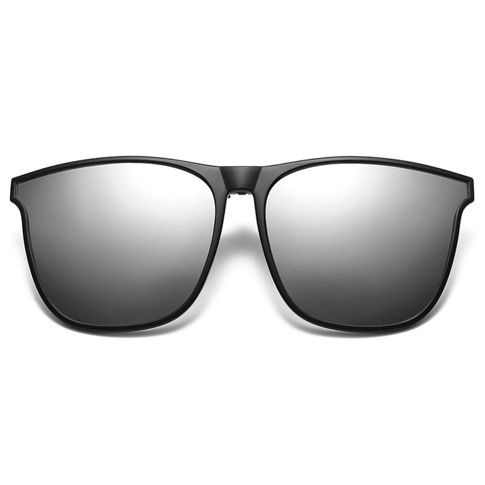 Polarized Clip On Sunglasses Color Changing Sunglasses Men Photochromic Car Driver Goggles Night Vision UV Resistant Sunglasses