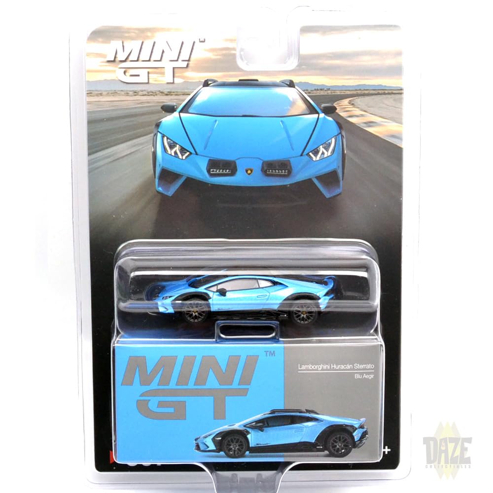 MINI GT Масштаб 164 MiJo EXCLUSIVE - Lamborghini Huracán Sterrato (Синий Эгир) синий