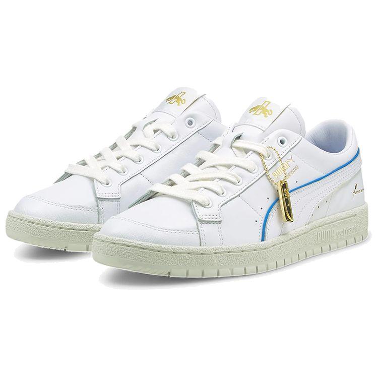 Puma Ralph Sampson 70 Low Rudolf Dassler Legacy Collection Season 2 Unisex Sneakers White Yellow-Pear Vaporous-Grey 374968-01