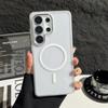 Luxury Cystal Clear Magnetic Phone Case For Samsung S26 S25 S24 Plus Ultra For Magsafe Wireless Charging Shockproof Back Cover