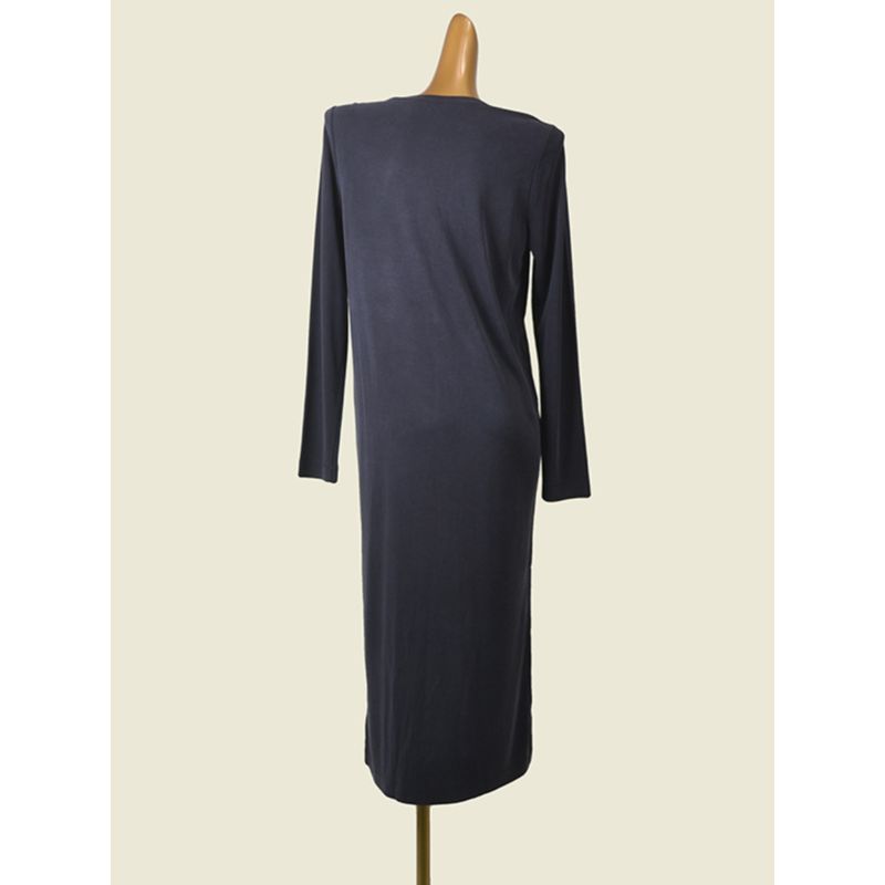 Swedish Dress Card Loose Version Pure Color Dress Fashion Style Foreign Trade Original Order Dress