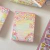 50 Sheets Lovely Rainbow Rabbit Bear Memo Pads To Do List Journal Notepad Kawaii Stationery DIY Material Paper