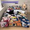 Naruto Friends Print 3Pcs Bedding Setduvet Cover With 2 Bedropillowcase Home Birthday Gift