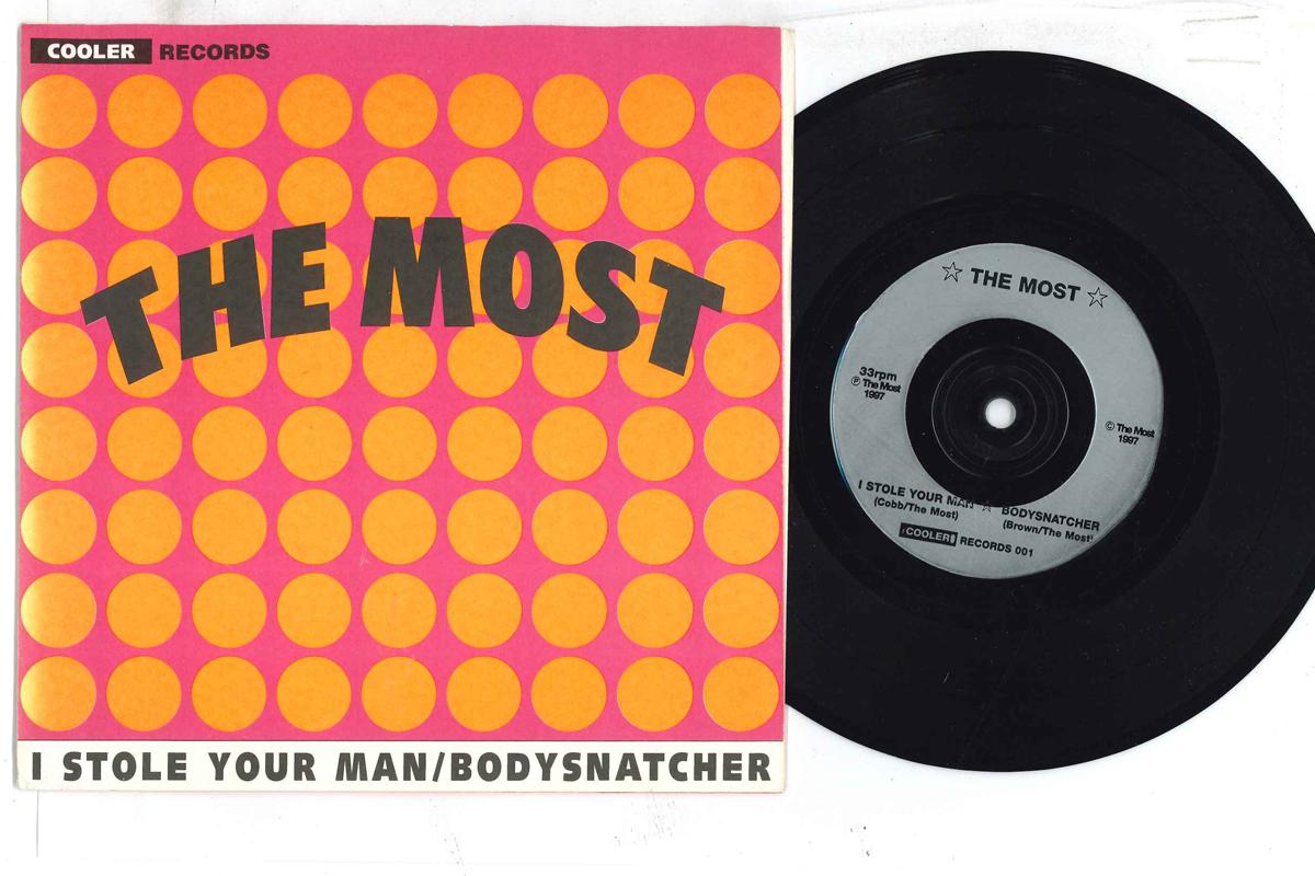 

7inch Record MOST - I Stole Your Man / Bodysnatcher 001 COOLER 1997 UK Rock Used
