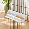 4 Pcs 2 in 1 Design Bird Feeder Hanging Type Non-Toxic Material Bird Food Container Durable Rest Frame Included Cage Accessories