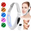 Remote Control EMS Beauty Device: LED Light Therapy and Microcurrent Massager for Facial Contouring and Double Chin Reduction