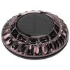 Solar Car Perfume Diffuser Automatic Rotating Decorative Car Aromatherapy Machine for Office Home Silver Black